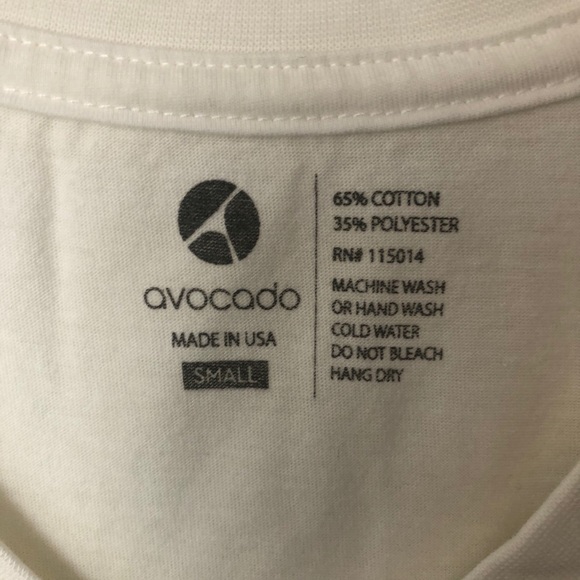 2/$35 or 3/$50 NIB Avocado Activewear Vintage White Muscle Tank - Picture 6 of 7